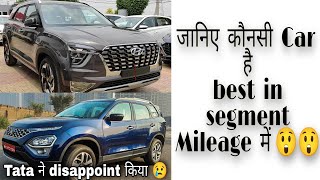 hyundai alcazar vs tata safari  Best in Segment mileage test [upl. by Baxie]