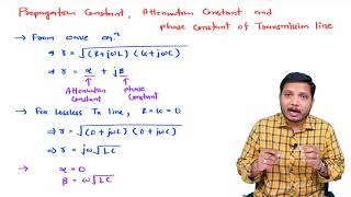 Propagation Constant Attention Constant and Phase Constant of Transmission Line [upl. by Arihsat72]