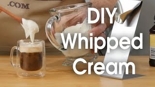 DIY whipped cream in 60 seconds [upl. by Bradstreet]