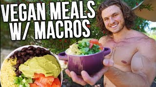 What I Eat In a Day As A Vegan Bodybuilder TIPS TO GAIN MUSCLE [upl. by Verner]