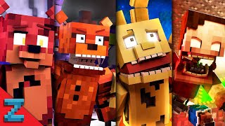 quotThe Foxy Songquot Full Series  Minecraft FNAF Animation Music Video [upl. by Pergrim]