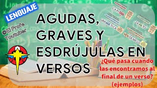 Palabras Agudas Graves Y Esdrújulas En Los Versos [upl. by Pickens]