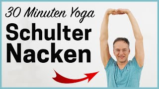 30 Minuten YOGA SCHULTER amp NACKEN Verspannungen lösen [upl. by Anitteb190]