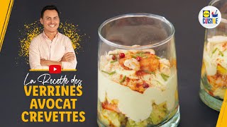 Verrines avocat crevettes  Lidl Cuisine [upl. by Haissem481]