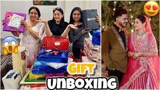 Unboxing Wedding Gifts🎁😱 with Family😍 Rachit Rojha Vlogs [upl. by Faletti]