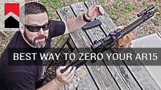 The Best Way to Zero Your AR15 [upl. by Rosemonde]