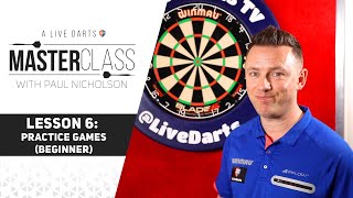 A Live Darts Masterclass  Lesson 6  The best practice games for entry level [upl. by Feldstein147]