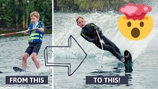 INSANE ONE YEAR WATER SKI PROGRESSION [upl. by Herschel]