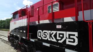 Cummins and Indiana Rail Road QSK95 Powered Field Test Locomotive [upl. by Critchfield]