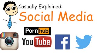 Casually Explained Social Media [upl. by Yelah284]