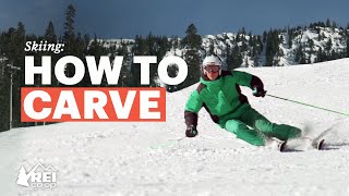 How to Carve Skis  Take Your Skiing to the Next Level  REI [upl. by Schlenger]