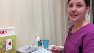 Student Nursing Skills Furosemide Lasix IV Direct IV Push [upl. by Drofiar]