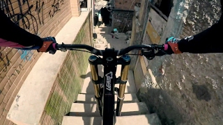 Steep Urban Mountain Biking Down a Rio Favela  Filip Polcs POV [upl. by Gosney5]