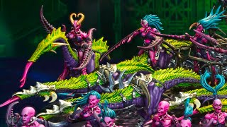 GROTESQUE EXCESS Painting Slaanesh Daemons [upl. by Navac]