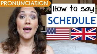 How to Pronounce SCHEDULE US UK amp Australian pronunciation [upl. by Muller]