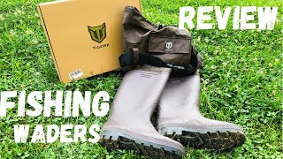 Tidewe Fishing Waders Review  Inexpensive Budget Fishing Waders [upl. by Ohploda]