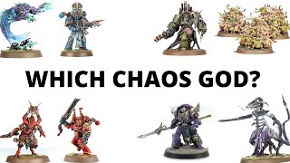 Which Chaos God to Choose in Warhammer 40K Khorne Nurgle Slaanesh and Tzeentch Discussed [upl. by Sivatnod917]