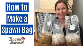 How to Make a Spawn Bag  Grain Spawn Experiment [upl. by Lindblad]