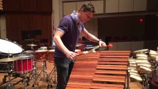 Martin Grubinger warms up in the Concert Hall [upl. by Hort]