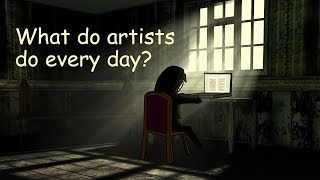 Casually Explained What Do Artists Do Every Day [upl. by Blondy891]