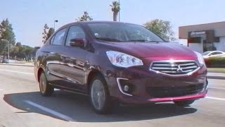 2017 Mitsubishi Mirage  Review and Road Test [upl. by Assiram]