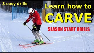 Learn how to CARVE  3 EASY DRILLS [upl. by Kotick365]