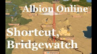 Albion Online  Caerleon to Bridgewatch fast almost safely [upl. by Dixie684]