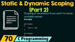 Static and Dynamic Scoping Part2 [upl. by Hill]