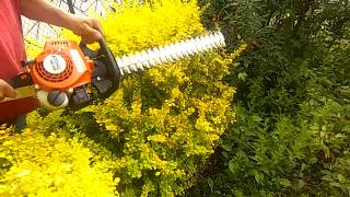 nożyce spalinowe Stihl HS45 [upl. by Geri]