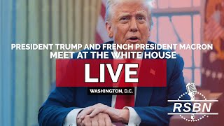 LIVE REPLAY President Trump and French President Macron Meet at The White House  22425 [upl. by Raffo82]