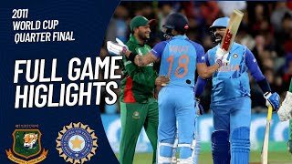 IND VS BAN WORLDCUP 2015 Quarter Final  Full Game Highlights [upl. by Jallier712]