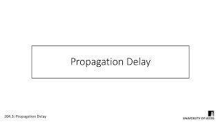 Propagation Delay [upl. by Clover]