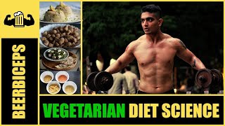 VEGETARIAN Bodybuilding Diet Science  BeerBiceps Veg Muscle [upl. by Yoj543]