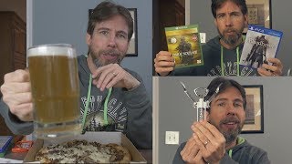 ASMR Pizza Beer Chocolate amp Video Game Chat [upl. by Zerelda]