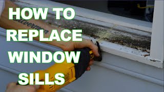 HOW TO removereplace WINDOW SILLS [upl. by Ahsinra884]