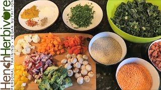 How To Plan Vegan Bodybuilding Meals  High Protein [upl. by Annaxor]