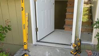 Jeld Wen Front Door Installation  Really crappy products and craftsmanship PART 1 [upl. by Habas203]