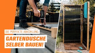 Gartendusche selber bauen  OBI  Wir machen Sommer [upl. by Normac]