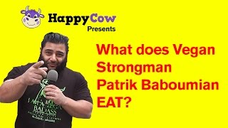 Vegan Bodybuilder  Patrik Baboumian  Worlds Strongest Vegan  His Diet [upl. by Egiap472]