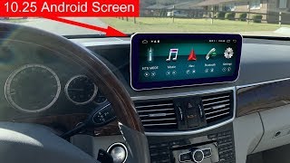 1025quot Android Screen Installation for Mercedes E Class W212 [upl. by Halbeib]