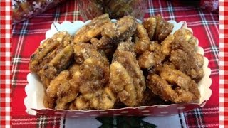 Cinnamon Vanilla Candied Pecans  Gifts from Noreens Kitchen [upl. by Elsie]