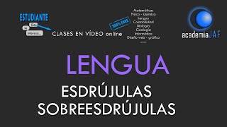 Acentuación palabras esdrújulas y sobreesdrújulas [upl. by Eniloj]