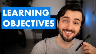 How to Write Learning Objectives with Blooms Taxonomy [upl. by Arakat523]