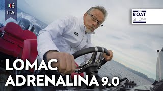 ITA LOMAC Adrenalina 90  Prova Gommone  The Boat Show [upl. by Gladdie316]