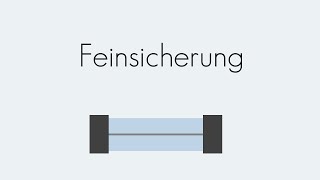 Feinsicherung  Installationstechnik  Begriffserklärung [upl. by Yniatirb550]