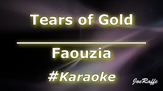 Faouzia  Tears of Gold Karaoke [upl. by Menis]