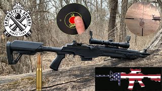 M1A SOCOM at 500 yards with Scout Scope  REVIEW [upl. by Ardnikal]