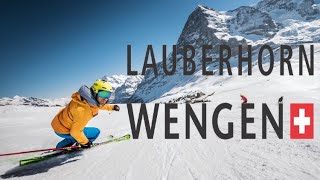 Skiing Lauberhorn  Wengen 2020 Switzerland [upl. by Ativak]