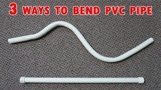 How to Bend PVC Pipe With No Tools [upl. by Syned]