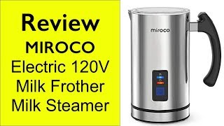 Review Miroco Milk Frother  How to make froth milk at home [upl. by Idrahs]